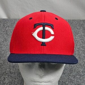 Minnesota Twins Hat American Needle Mens OSFA Red Navy Snapback MLB